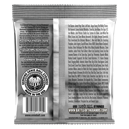 Ernie Ball Extra Slinky Coated Titanium RPS Electric Guitar String, 8-38 Gauge — view 2