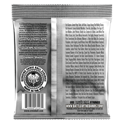 Ernie Ball Beefy Slinky Coated Titanium RPS Electric Guitar Strings, 11-54 Gauge — view 2