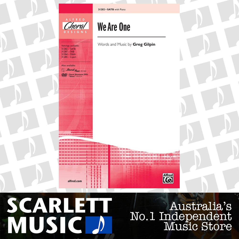 We Are One SATB Choral Sheet Music — view 2