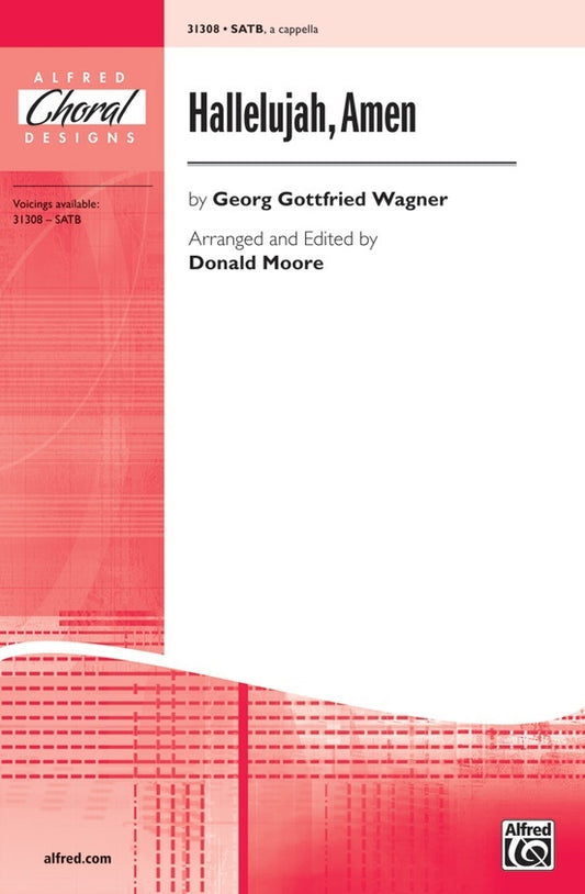 Hallelujah Amen SATB Choral Sheet Music