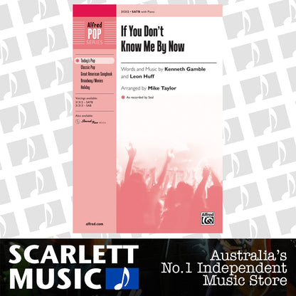 If You Don't Know Me By Now SATB — view 2