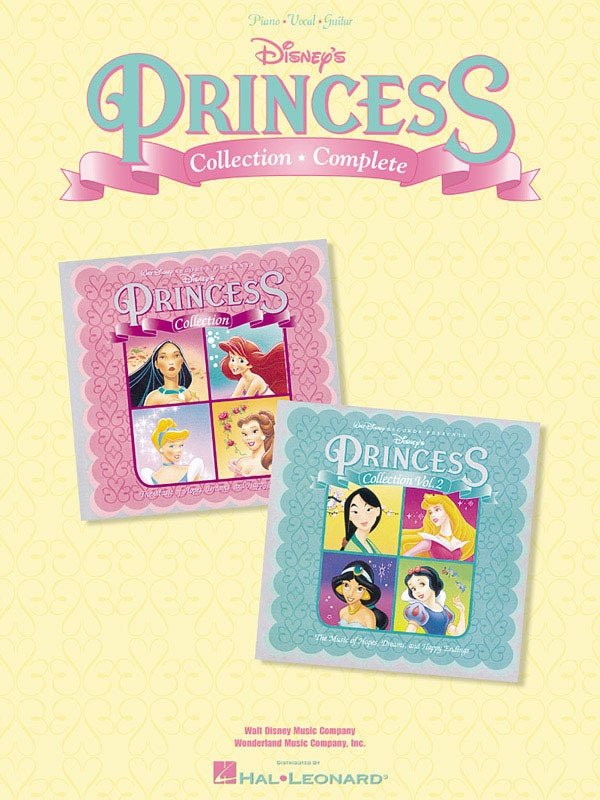 Disney Princess Collection: Complete — Piano/Vocal/Guitar (Hal Leonard)