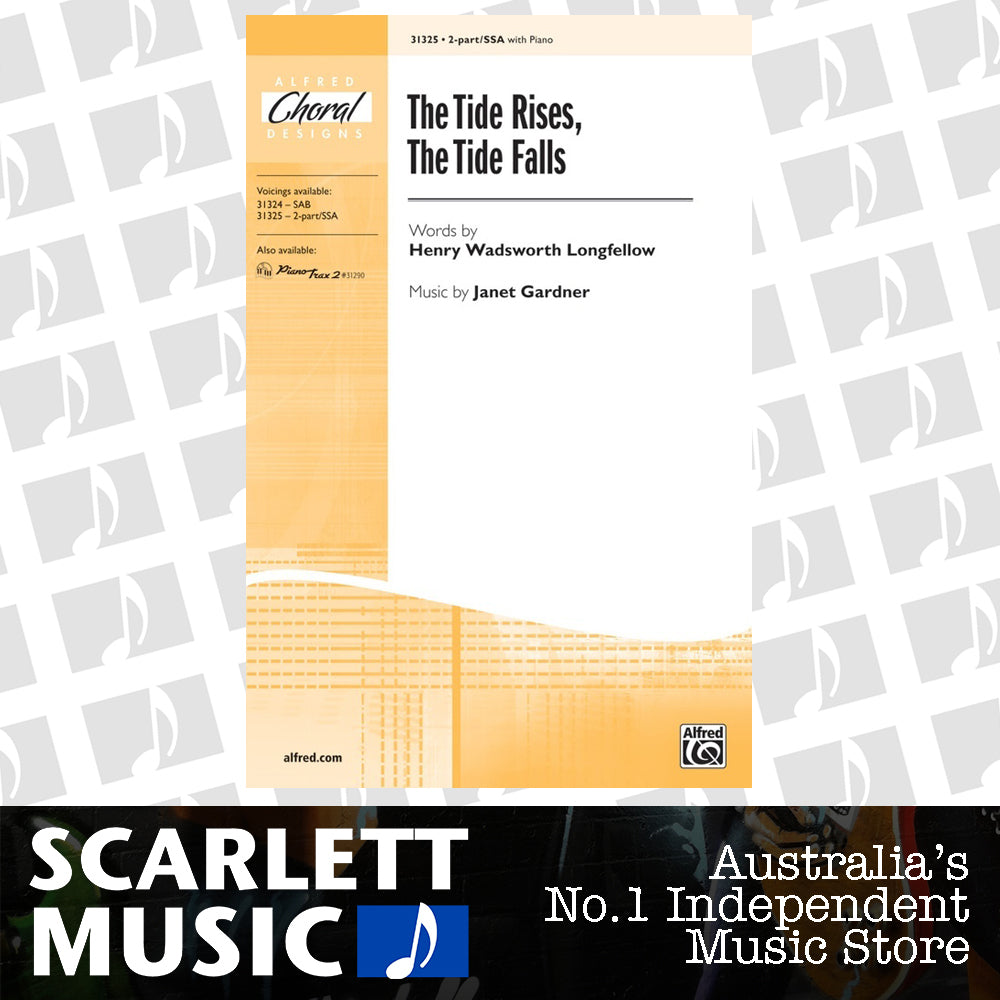 The Tide Rises The Tide Falls SSA Choral Sheet Music — view 2