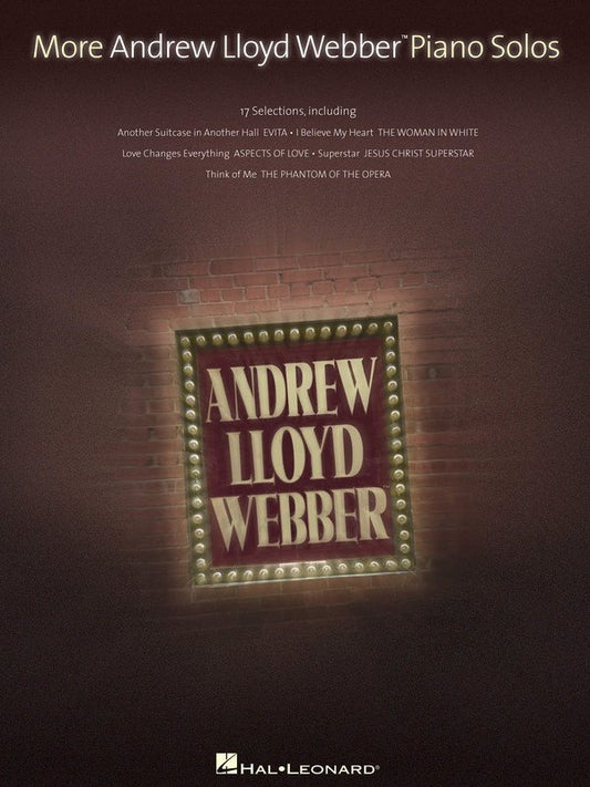 More Andrew Lloyd Webber — Piano Solos (Hal Leonard)