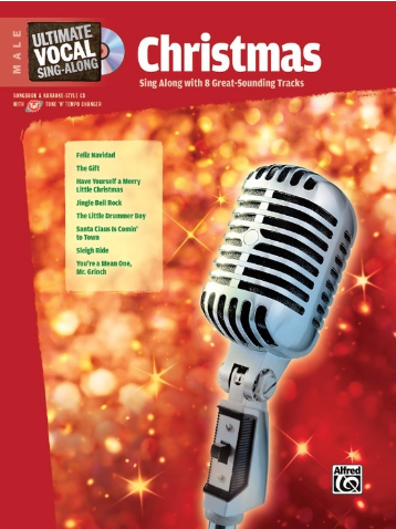 Ultimate Vocal Sing Along Christmas Male Book/CD