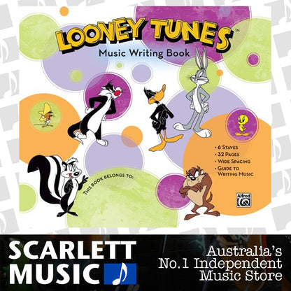 Looney Tunes Manuscript Book Giant 6 Stave — view 2