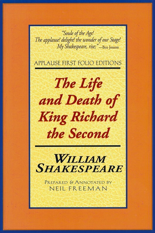 Life and Death King Richard 2nd 1st Folio Ed