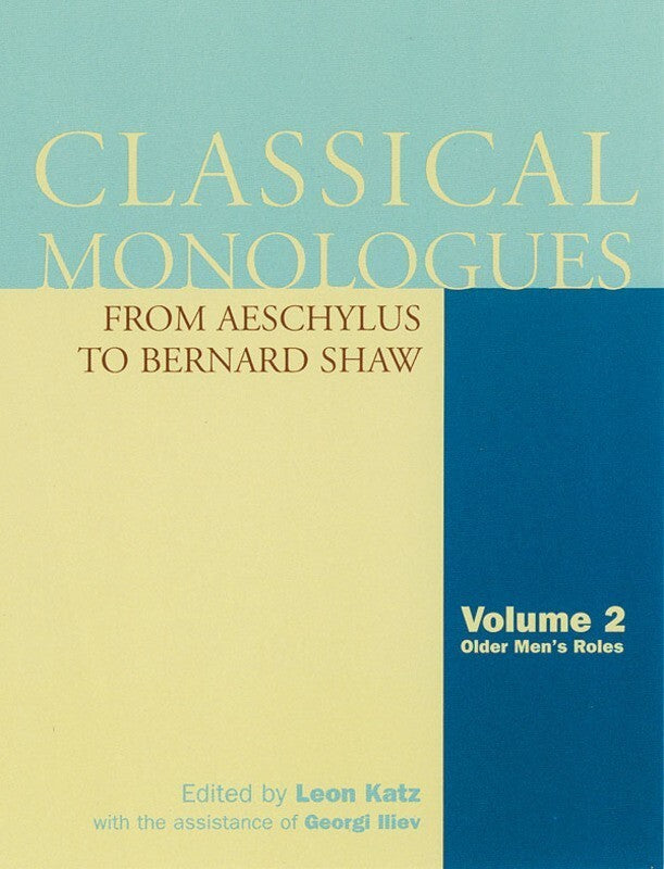 Classical Monologues Vl2 Oldr Men Aeschylus-Shaw