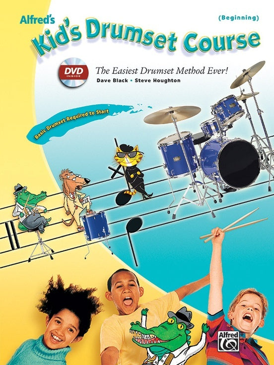Alfreds Kids Drumset Course Book/DVD