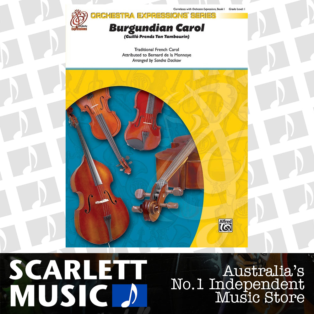 Burgundian Carol String Orchestra Sheet Music Grade 1 — view 2