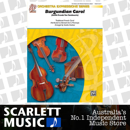 Burgundian Carol String Orchestra Sheet Music Grade 1 — view 2