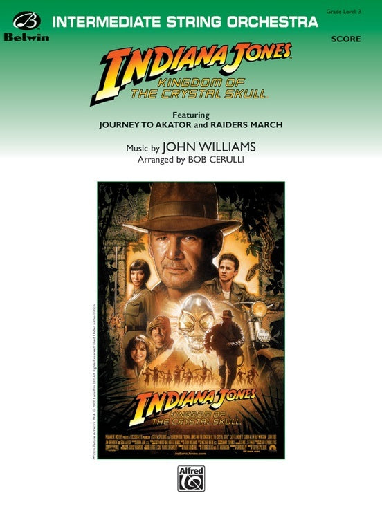 Indiana Jones King Of Crystal Skull String Orchestra Gr 3 Score
