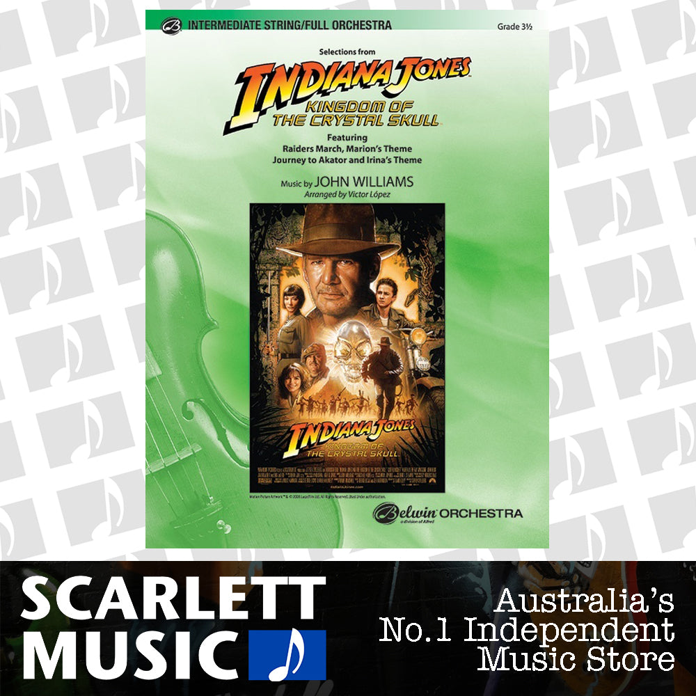 Indiana Jones Kingdom of the Crystal Skull Full Orchestra Sheet Music Grade 3.5 — view 2