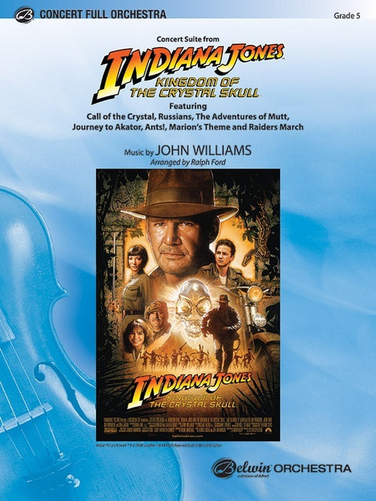 Indiana Jones Kingdom Crystal Skull Suite Full Orchestra Sheet Music Grade 5