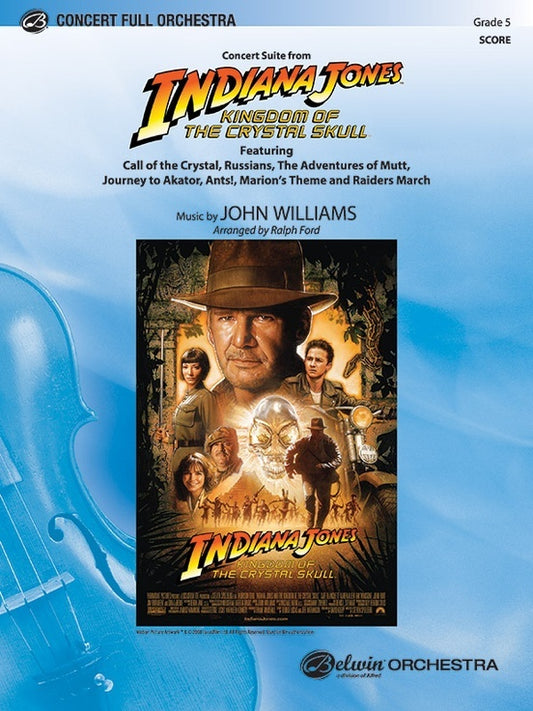 Indiana Jones Kingdom Crystal Suite Full Orchestra Gr 5 Score