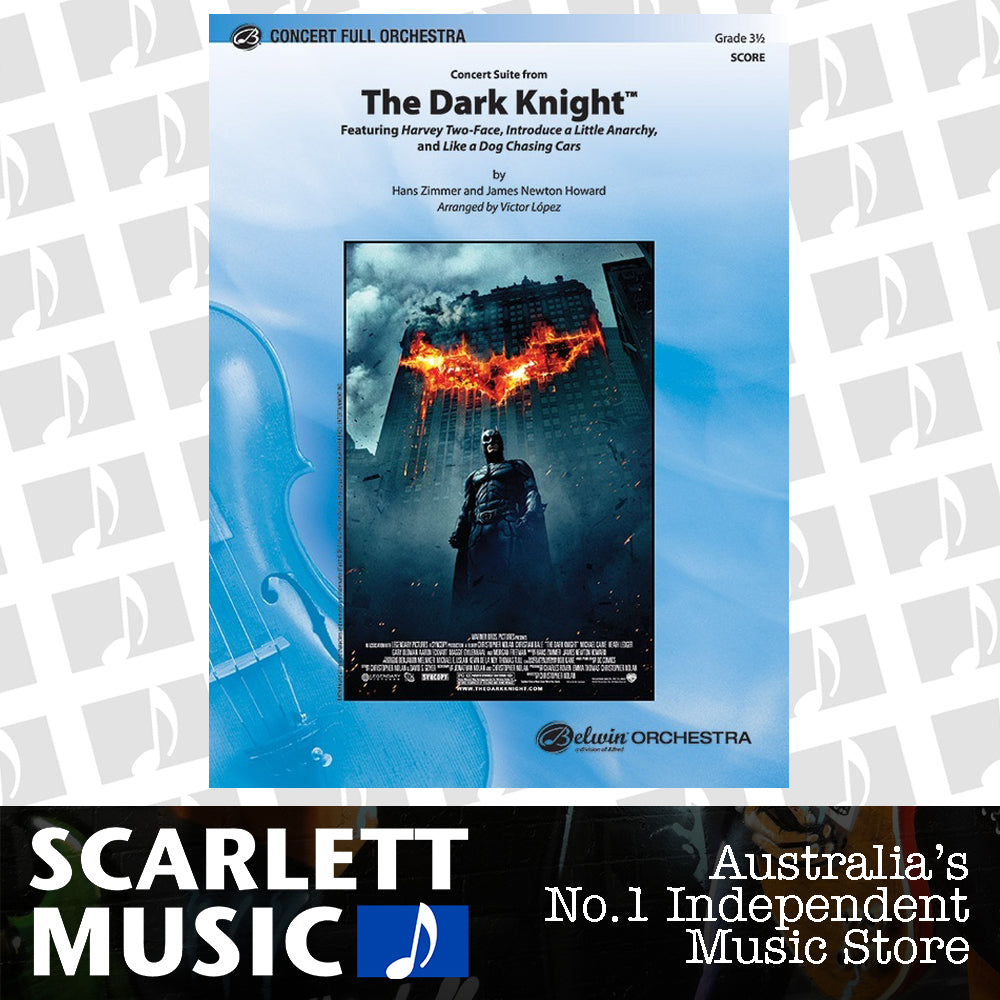 Dark Knight Concert Suite Full Orchestra Gr 3.5 Score — view 2