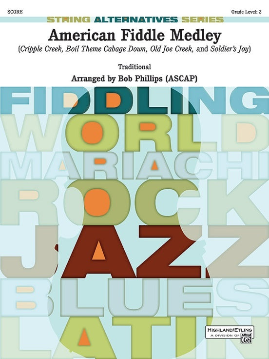 American Fiddle Medley String Orchestra Grade 2 Conductor Score