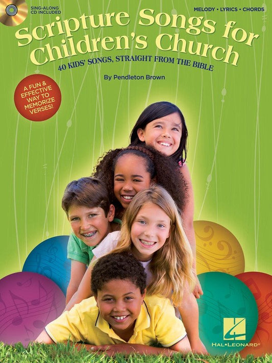 Scripture Songs for Children's Church — Lead Sheet Book/CD (Hal Leonard)