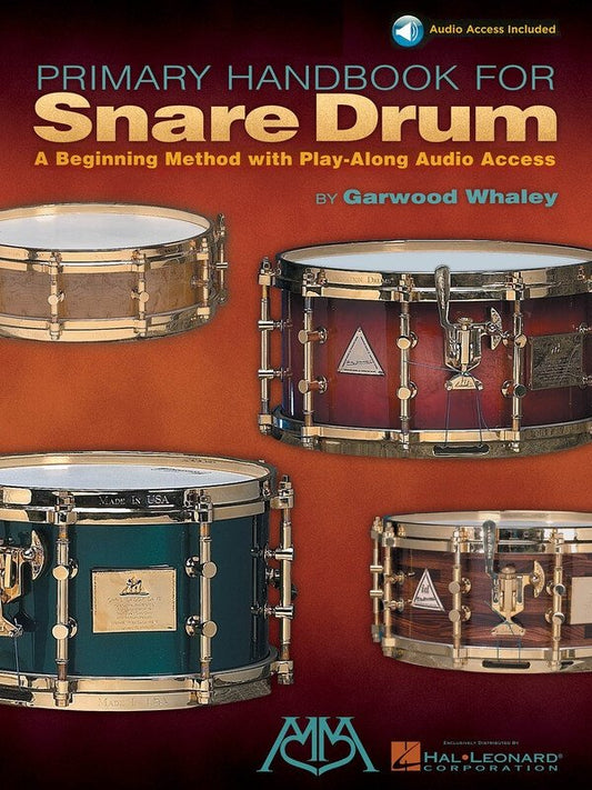Primary Handbook for Snare Drum — Book/Online Audio — Garwood Whaley (Meredith Music)