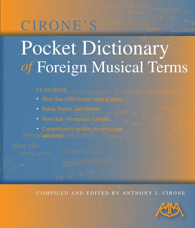 Pocket Dictionary of Foreign Musical Terms (Meredith Music)