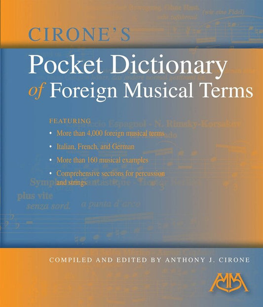 Pocket Dictionary of Foreign Musical Terms (Meredith Music)