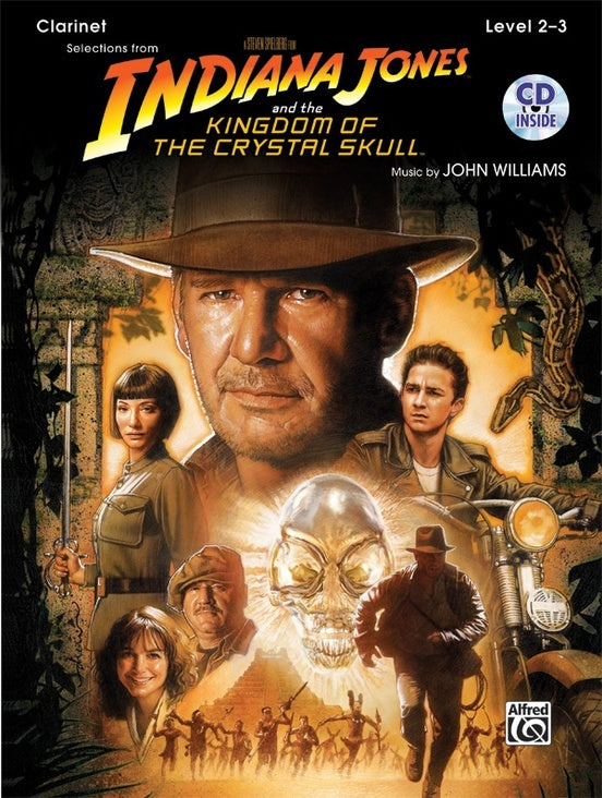 Indiana Jones & The Kingdom Clarinet Book/CD