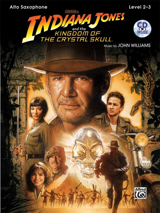 Indiana Jones & The Kingdom Alto Sax Book/CD