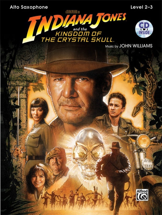 Indiana Jones & The Kingdom Alto Sax Book/CD