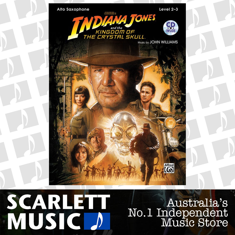 Indiana Jones & The Kingdom Alto Sax Book/CD — view 2