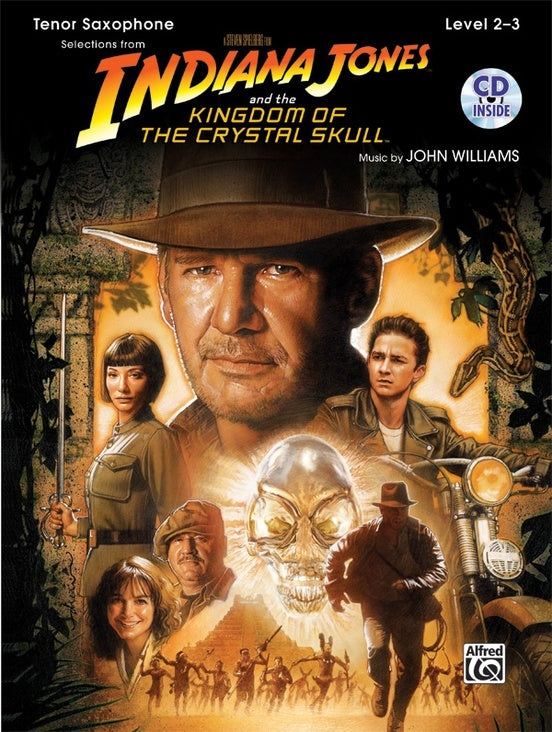 Indiana Jones & The Kingdom Tenor Sax Book/CD