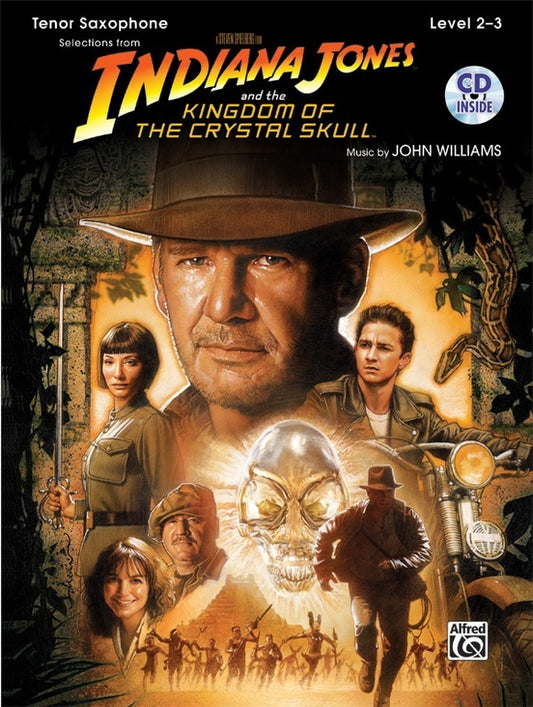 Indiana Jones & The Kingdom Tenor Sax Book/CD