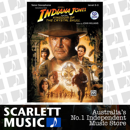 Indiana Jones & The Kingdom Tenor Sax Book/CD — view 2