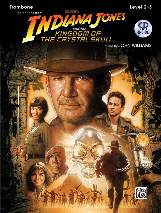 Indiana Jones & The Kingdom Trombone Book/CD
