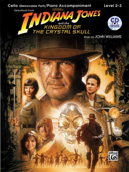 Indiana Jones & The Kingdom Cello Book/CD