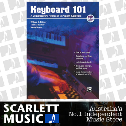 Keyboard 101 Book/DVD — view 2