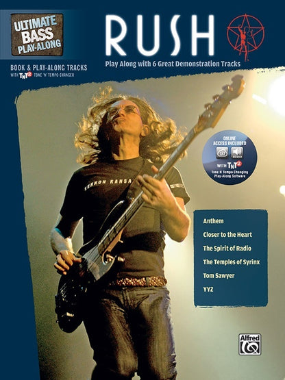 Ultimate Bass Playalong Rush BK/CD - Guitar Sheet Music