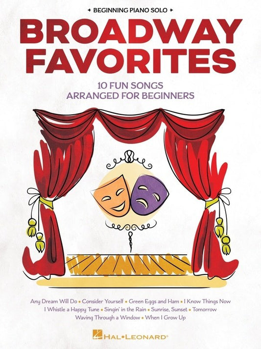 Broadway Favorites Beginning Piano Solo by Hal Leonard