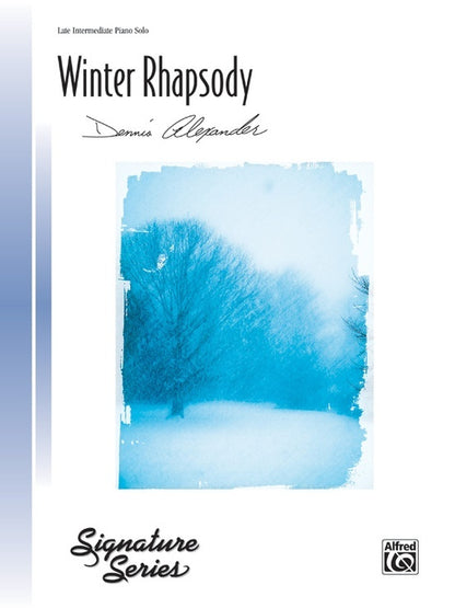 Winter Rhapsody Piano Sheet Music