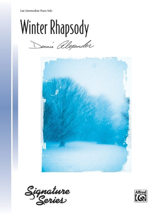 Winter Rhapsody Piano Sheet Music