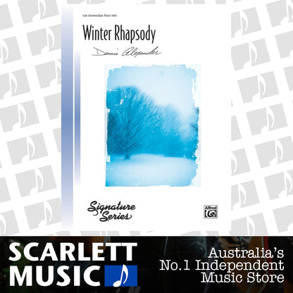 Winter Rhapsody Piano Sheet Music — view 2