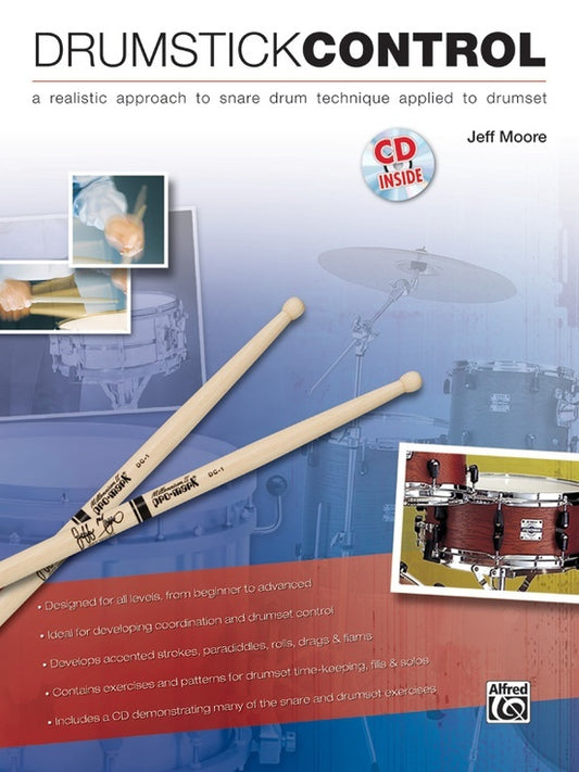 Drumstick Control Snare Drum Book/CD