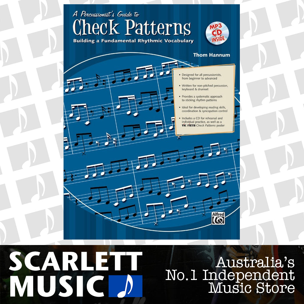 Percussionists Guide To Check Patterns Book/Mp3CD — view 2