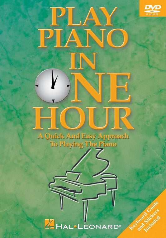 Play Piano in One Hour — DVD (Hal Leonard)