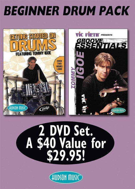 Tommy Igoe Beginner Drum DVD Pack (Hudson Music)