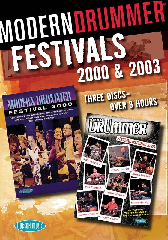 Modern Drummer Festival 2000 & 2003 — 3 DVD Set (Hudson Music)