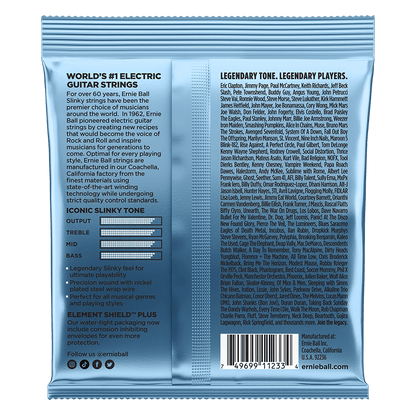 Ernie Ball Primo Slinky Nickel Wound Electric Guitar Strings 3-Pack 9.5-44 — view 2