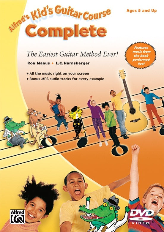 Alfred's Kids Guitar Course Complete DVD