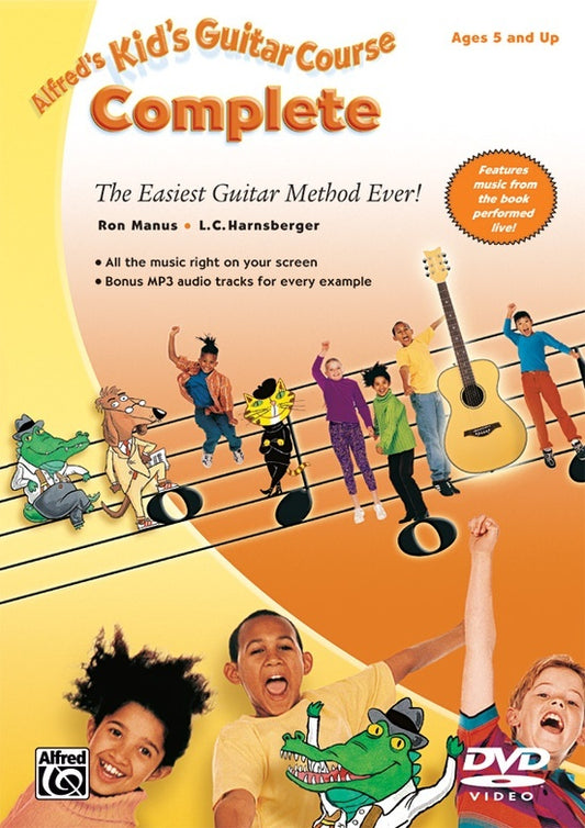 Alfred's Kids Guitar Course Complete DVD