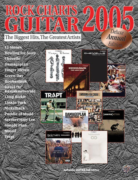 Rock Charts Guitar 2005 Guitar TAB (Softcover Book)