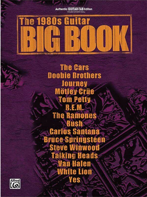 1980s Guitar Big Book - Guitar TAB, 260 Pages, Alfred Music
